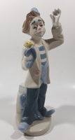 1993 PS Paul Sebastian Design Limited Edition Clown with Flower Bouquet 8 1/4" Tall Porcelain Figurine