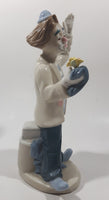 1993 PS Paul Sebastian Design Limited Edition Clown with Flower Bouquet 8 1/4" Tall Porcelain Figurine