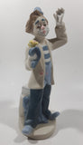 1993 PS Paul Sebastian Design Limited Edition Clown with Flower Bouquet 8 1/4" Tall Porcelain Figurine