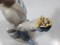 1993 PS Paul Sebastian Design Limited Edition Clown with Flower Bouquet 8 1/4" Tall Porcelain Figurine