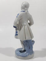 Vintage French Colonial Victorian Style Man and Woman 6" Tall Porcelain Figurine Set of 2