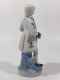 Vintage French Colonial Victorian Style Man and Woman 6" Tall Porcelain Figurine Set of 2