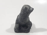 Vintage WE A Wolf Original Otter 3" Long Carved Soapstone Wildlife Figurine