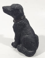 1984 U.D.S Black Labrador Puppy Dog 4" Tall Resin Figurine