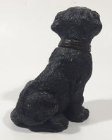 1984 U.D.S Black Labrador Puppy Dog 4" Tall Resin Figurine