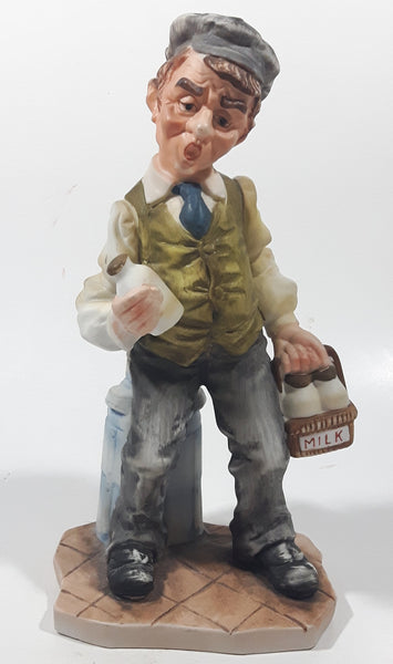 Rare Vintage KKC Japan Eaton Collection Milk Man 8" Tall Porcelain Figurine KE3237