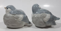 Rare Vintage Capilano Vancouver Grey Birds 4 1/2" Porcelain Figurine Set of 2 Made in Japan