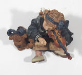 1998 The Boyd's Collection The Recital Yesterday's Child The Dollstone Collection Little Girl Holding Violin 3" Tall Resin Figurine