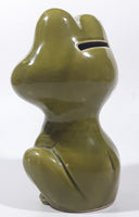 Rare Vintage Sears Robuck Neil The Frog Coin Bank 6 1/2" Tall Ceramic Figurine Made in Japan