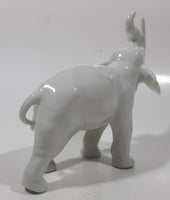 White Elephant 6" Long Porcelain Figurine