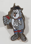 FISU International University Sports Federation Wugie Owl with Graduation Cap Mascot Black 7/8" x 1 Enamel Metal Lapel Pin