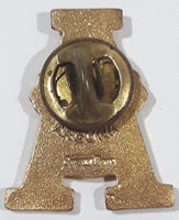 Vintage Lions Club International 301-E Phil. Philippines Letter A Shaped 7/8" x 1" Enamel Metal Lapel Pin
