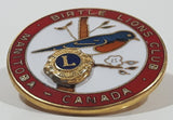 Vintage Lions Club Birtle Manitoba Canada 1" Enamel Metal Lapel Pin