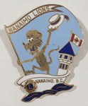 Vintage Lions Club Nanaimo B.C. 1 1/2" x 1 5/8" Enamel Metal Lapel Pin