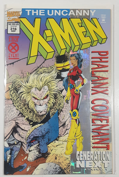 September 1994 Marvel Comics #316 The Uncanny X-Men Phalanx Covenant Generation Next Part 1 Comic Book On Board in Bag