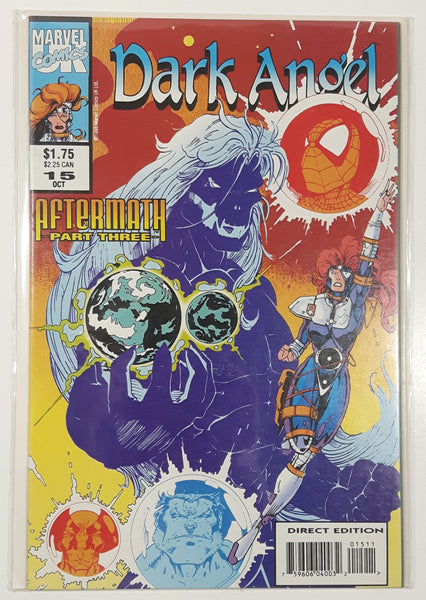 October 1993 Marvel Comics Dark Angel Aftermath Part Three #15 Comic Book On Board in Bag