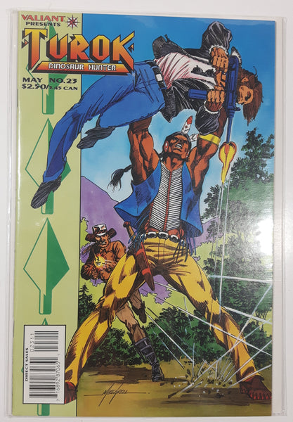 May 1995 Acclaim Comics Valiant Turok Dinosaur Hunter #23 Comic Book On Board in Bag