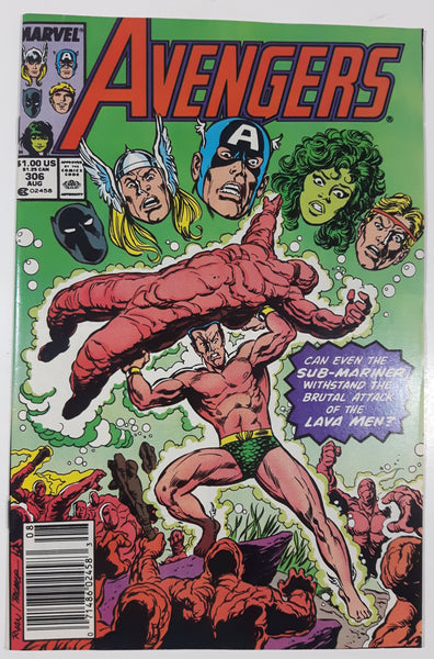 August 1989 Marvel Comics Avengers #306 Comic Book