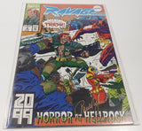 February 1993 Marvel Comics Ravage 2099 Horror At Hellrock #3 Comic Book On Board in Bag Signed by Paul Ryan