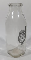 Vintage Dutchmen Dairy 7 1/2" Tall Glass Milk Bottle Sicamous BC Canada