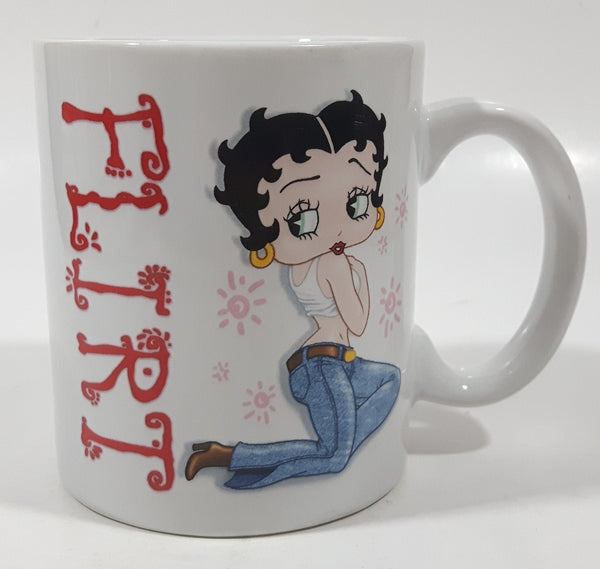 2003 King Features Syndicate Fleischer Studios Betty Boop Flirt 3 3/4" Tall Ceramic Coffee Mug Cup