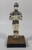 Universal Studios Best Actress Silver Toned Oscar 7 1/2" Tall Plastic Trophy Award Statue