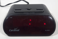 Cardinal Black Digital Alarm Clock Model 6025
