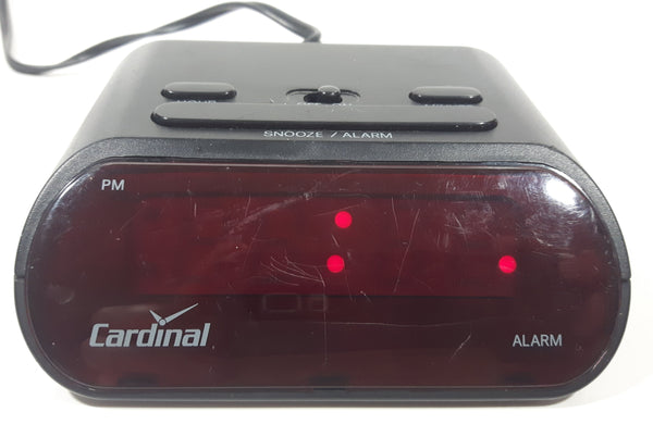 Cardinal Black Digital Alarm Clock Model 6025