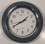 SkyTimer Round 9 3/4" Blue Plastic Wall Clock