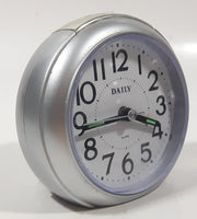 Daily Nightstand Round 3 1/2" Tall Alarm Clock with Glow In The Dark Hands