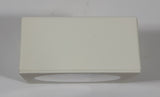 Small White Square Shaped 2 7/8" Tall Nightstand Alarm Clock