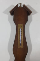 Vintage Solar Banjo Style Wood Cased Weather Station Thermometer Barometer Hygrometer Made in Germany