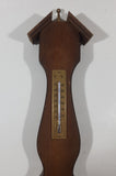 Vintage Solar Banjo Style Wood Cased Weather Station Thermometer Barometer Hygrometer Made in Germany