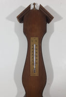 Vintage Solar Banjo Style Wood Cased Weather Station Thermometer Barometer Hygrometer Made in Germany