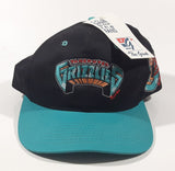 Rare 1990s The Game Vancouver Grizzlies NBA Basketball Team Original One Size Fits All Adjustable Snap Back Baseball Hat Cap New with Tags