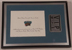 06/28/00 Vancouver Grizzlies NBA Molson Draft Party Invitation From Owner Michael Hensley and V.I.P. Pass Card 8 1/2" x 12" Frame