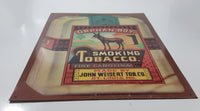 Vintage Orphan Boy Smoking Tobacco Fine Carolina Made By John Weisert Tob, Co. St. Louis, Mo. 12 1/4" x 17 1/4" Tin Metal Sign