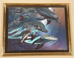 Magic Effects Underwater Swimming Dolphin Scene Christian Riese Lassen 8" x 10" Art Print Picture