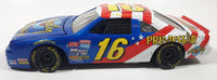 1991 Revell NASCAR #16 Ted Musgrave Ford Thunderbird Blue The Family Channel Primestar 1/24 Scale Die Cast Toy Car Vehicle with Opening Hood