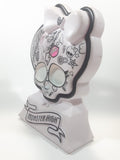 Very Rare 2013 Mattel Tara Toy Monster High Skullette Color N' Style 10 1/2" Tall Plastic Light Up Lamp Skull