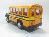 2005 Buddy L Imperial Toy Corporation School Bus Yellow 9 1/4" Long Pressed Steel Toy Car Vehicle with Opening Door