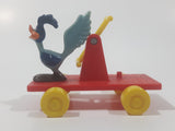 1989 McDonald's Warner Bros. Looney Tunes Wile E. Coyote & Roadrunner Train Handcar Toy Railroad Vehicle No Wile E.