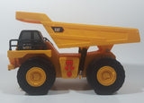 1997 Toy State CAT Caterpillar Dump Truck 9 1/4" Long Yellow Lights and Sound Plastic Toy Car Vehicle