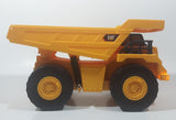 1997 Toy State CAT Caterpillar Dump Truck 9 1/4" Long Yellow Lights and Sound Plastic Toy Car Vehicle