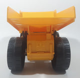 1997 Toy State CAT Caterpillar Dump Truck 9 1/4" Long Yellow Lights and Sound Plastic Toy Car Vehicle