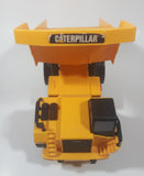 1997 Toy State CAT Caterpillar Dump Truck 9 1/4" Long Yellow Lights and Sound Plastic Toy Car Vehicle