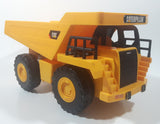 1990s Toy State CAT Caterpillar Dump Truck 12" Long Yellow Lights and Sound Plastic Toy Car Vehicle