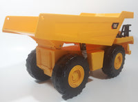 1990s Toy State CAT Caterpillar Dump Truck 12" Long Yellow Lights and Sound Plastic Toy Car Vehicle