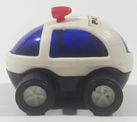 Vintage Jimson No. 253 Police White Plastic Toy Car Vehicle 968082-968087