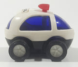 Vintage Jimson No. 253 Police White Plastic Toy Car Vehicle 968082-968087